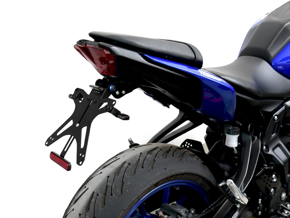 VERSTELLBARER SPORT KENNZEICHENHALTER kompatibel mit YAMAHA MT 07 2013-2024 für originale Blinker | SEPTAR VERSTELLBARER SPORT KENNZEICHENHALTER kompatibel mit YAMAHA MT 07 2013-2024 für originale Blinker | SEPTAR von SEPTAR