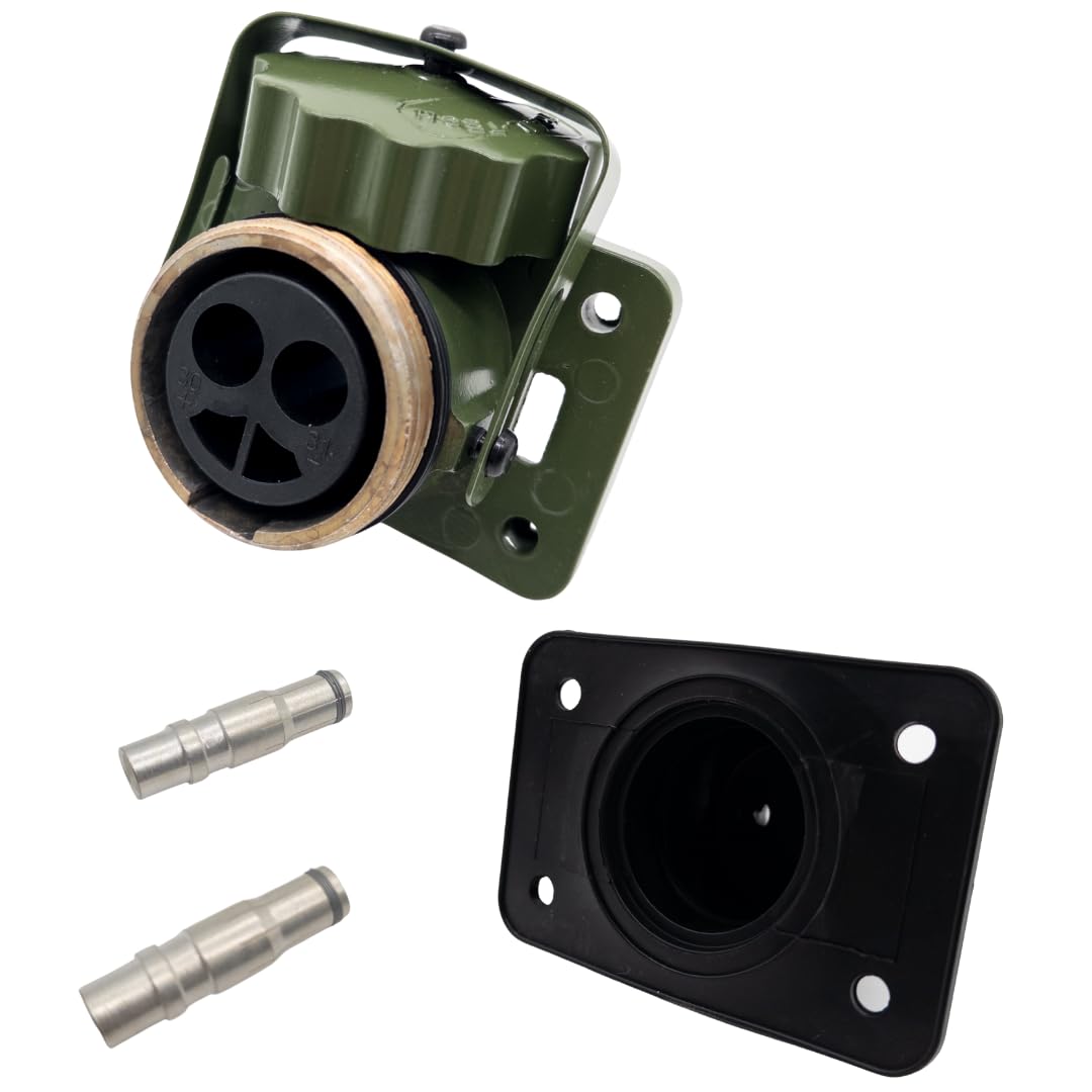 SERTPLAS 2 Polige NATO Steckdose mit Gummidichtung Ink 2X Kontaktbuchse 35mm² 12V/24V passend Militärfahrzeuge, Feuerwehrfahrzeuge, Krankenwagen, Land & Baumaschinen, LKW, Anhänger SERTPLAS 2 Polige NATO Steckdose mit Gummidichtung Ink 2X Kontaktbuchse 35mm² 12V/24V passend Militärfahrzeuge, Feuerwehrfahrzeuge, Krankenwagen, Land & Baumaschinen, LKW, Anhänger von SERTPLAS
