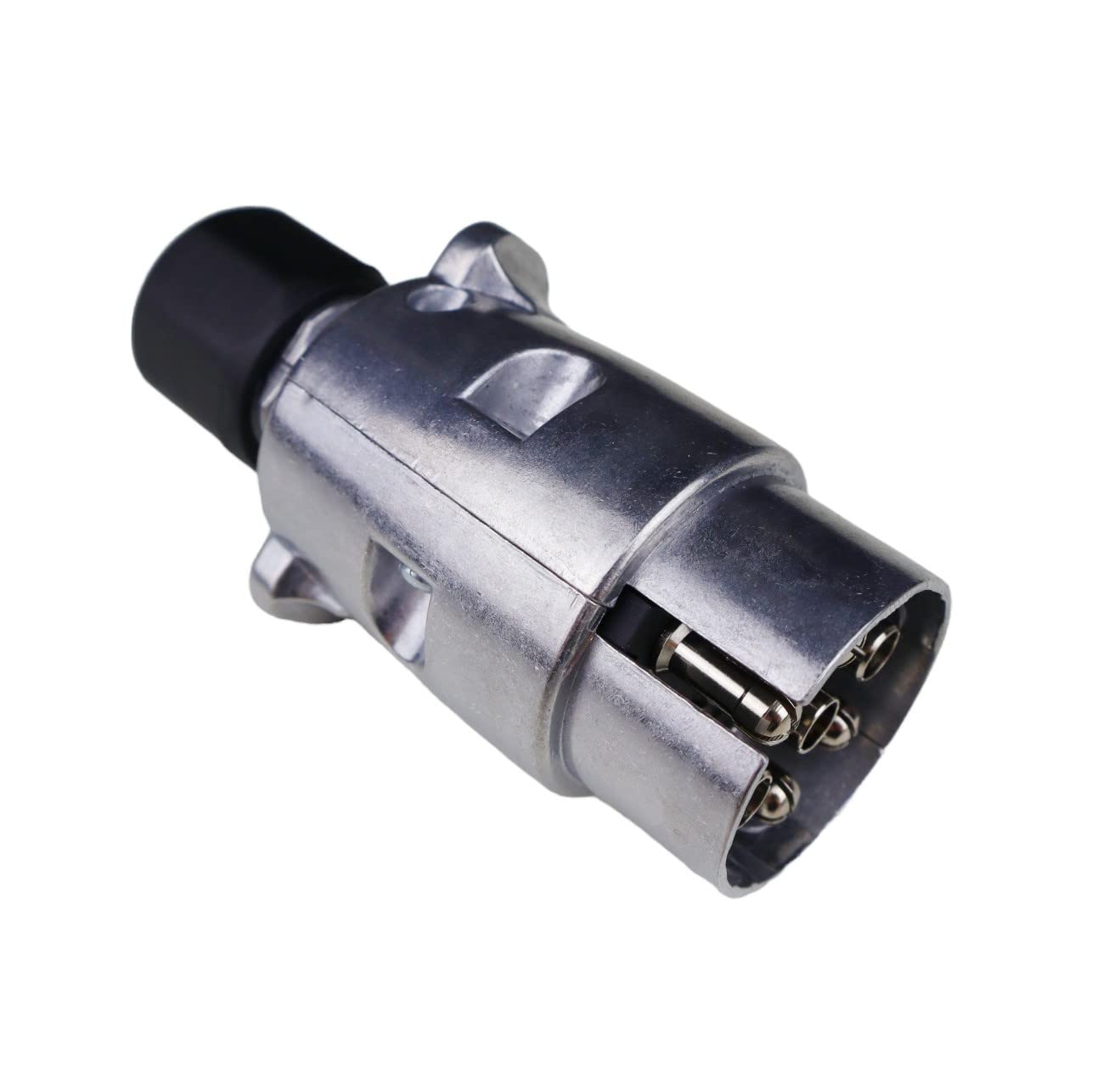 SERTPLAS 7 Polig 12 Volt Aluminium Anhängerstecker-Anhängerkupplung für KFZ-Anhänger-Wohnwagen DIN ISO 1724 SERTPLAS 7 Polig 12 Volt Aluminium Anhängerstecker-Anhängerkupplung für KFZ-Anhänger-Wohnwagen DIN ISO 1724 von SERTPLAS