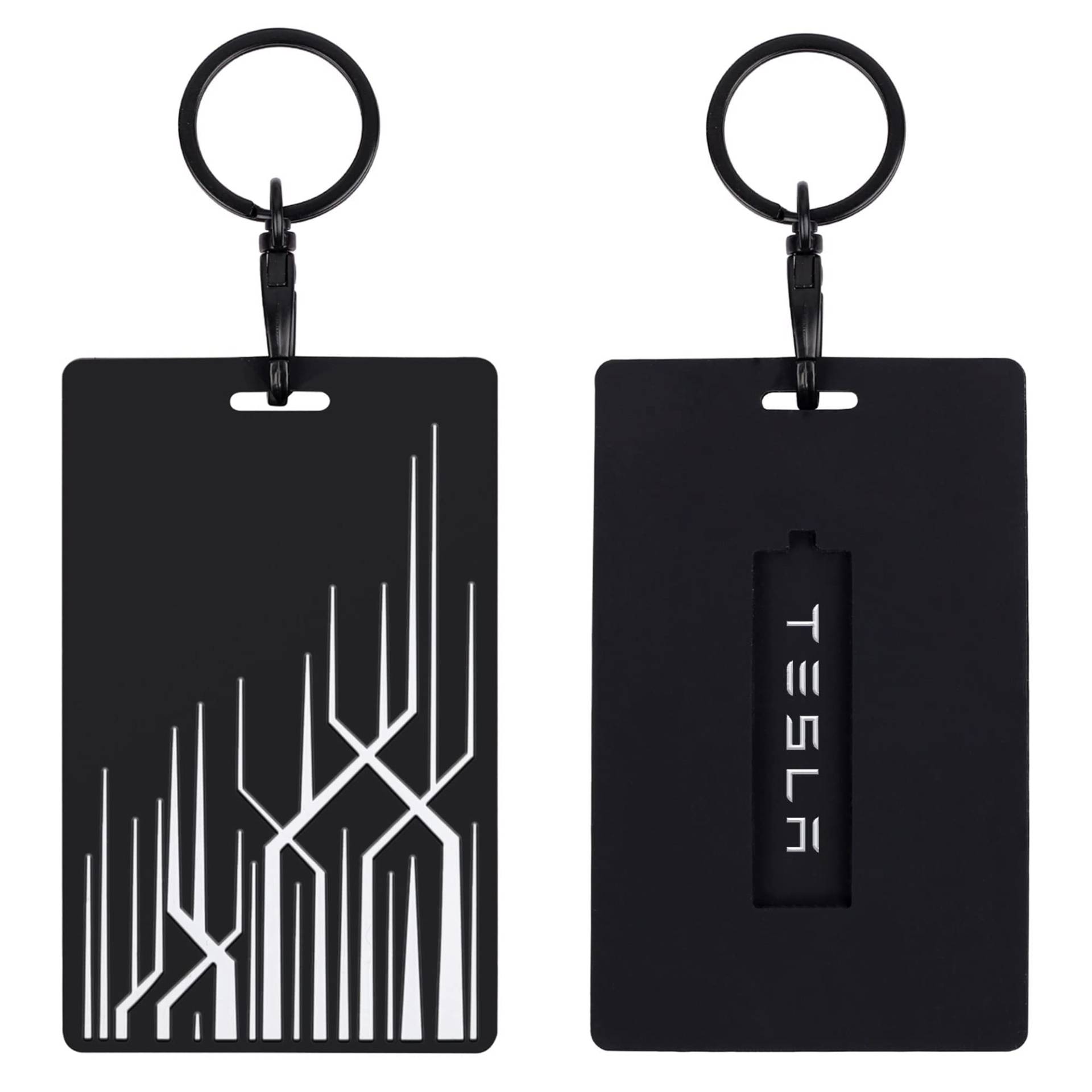 SEVEN SPARTA ® Schlüssel Karten Halter für Tesla Model 3, Model Y Silikon Schlüsselanhänger von SEVEN SPARTA