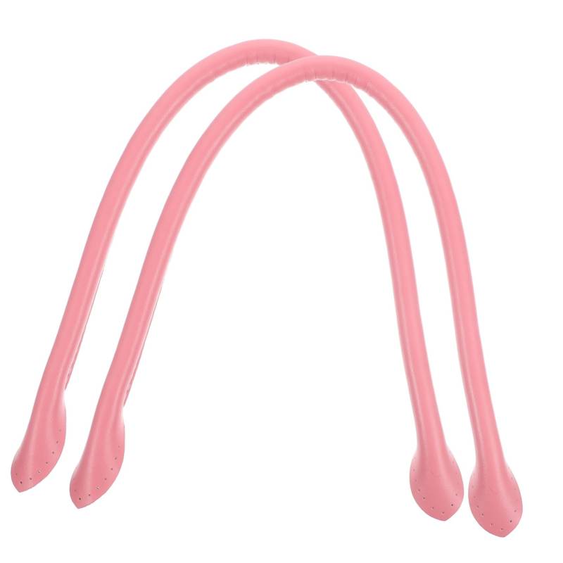 SEWACC 1 Paar Kurzer Handtaschengurt Taschenriemen ersetzen Gürtel Geldbörse Riemen klein Bag Straps taschengurt umhängegurt Schultergurt Handtaschenriemen Taschengriff aus Leder Rosy von SEWACC