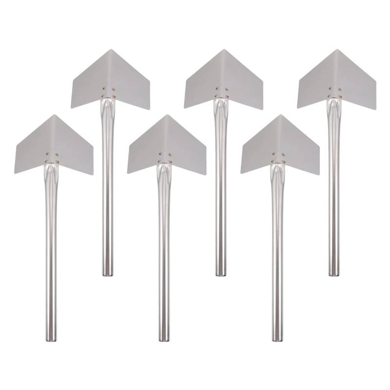 SEWACC 6 Stücke Neck Werkzeug Trockenbau Kelle Ecke Taping Reparatur Silber Edelstahl von SEWACC