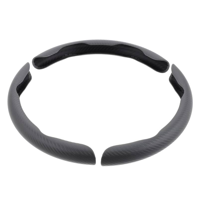SEWOART 3 Stück Lenkradabdeckung Lenkradbezüge Für Automobile Lenkungsabdeckung Kohlefaser -autozubehör Universelle Autolenkabdeckung Lenkradbedeckung Für Den Winter Plastik Grey von SEWOART