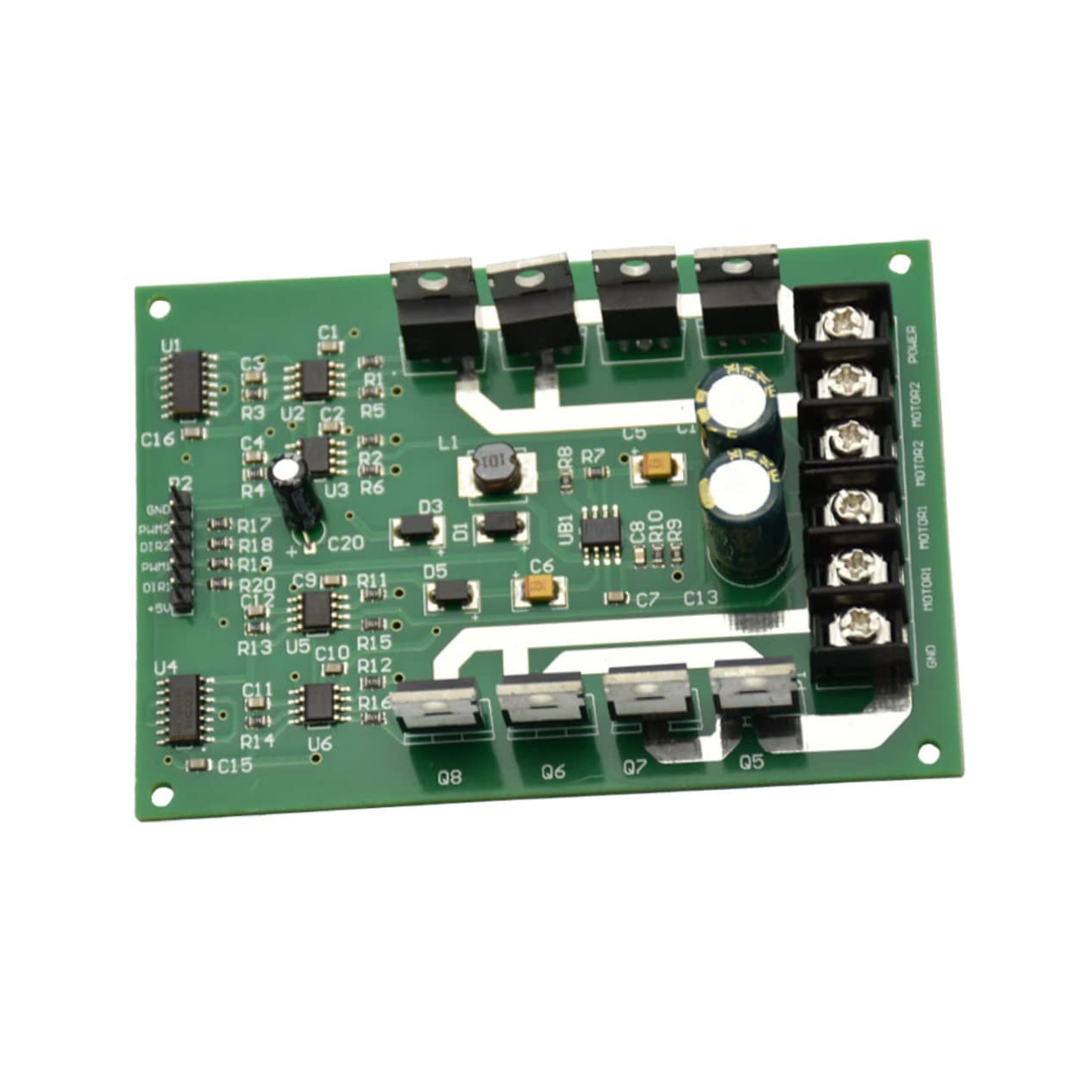 SEWOART 36V Dual Motor Treiber Modul H Brücke Dc Mosfet Spitze Motorantrieb Für Effiziente Und Lange Batterielebensdauer Pwm Modulation SEWOART 36V Dual Motor Treiber Modul H Brücke Dc Mosfet Spitze Motorantrieb Für Effiziente Und Lange Batterielebensdauer Pwm Modulation von SEWOART