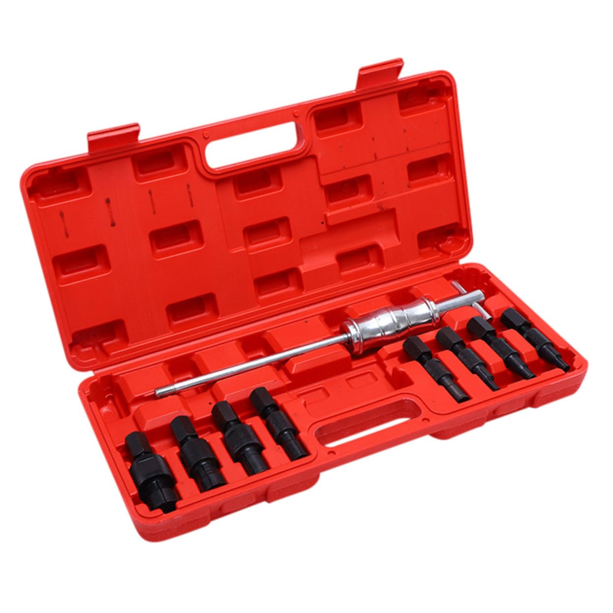 SEWOART 9Stücke Inner Bearing Puller Durable Steel Extractor Tool for Auto Repair Maintenance Efficient and Practical Inner Hole Removal SEWOART 9Stücke Inner Bearing Puller Durable Steel Extractor Tool for Auto Repair Maintenance Efficient and Practical Inner Hole Removal von SEWOART