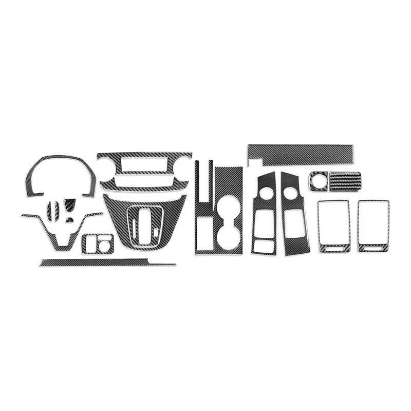 Auto Interieur 20-teiliges Carbonfaser-Auto-Innenausstattungsset Zubehör Für CR-V Für CRV 2007–2011 Nur Linkslenker Auto Dekoration von SFGOFJGO