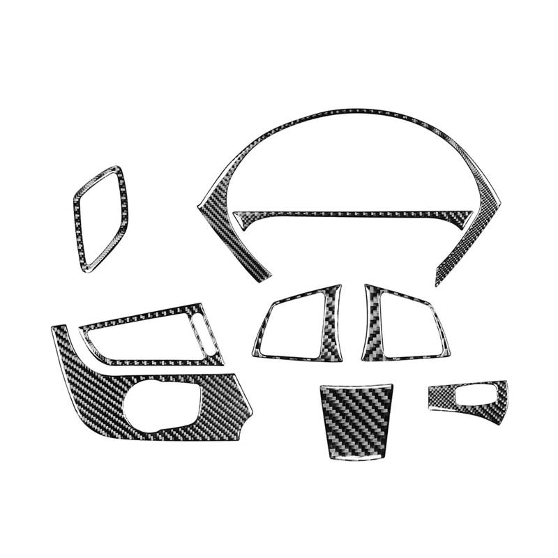 Auto Interieur 9Pcs Carbon Fiber Auto Innen Lenkrad Abdeckung Trim Dekoration Für Z4 E89 2009-2016 LHD Auto Dekoration von SFGOFJGO