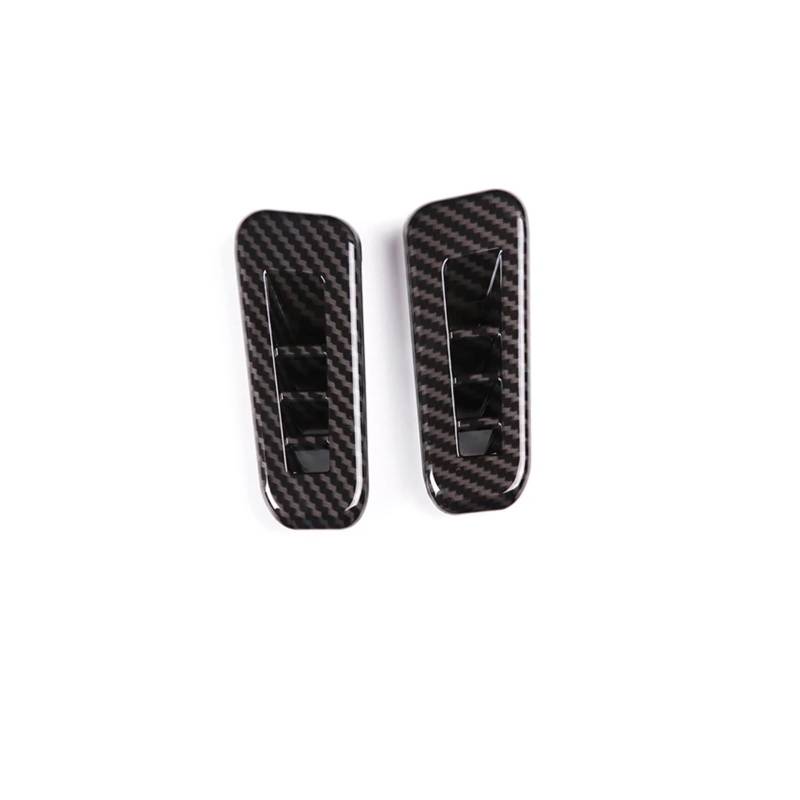 Auto Interieur ABS Carbon Fiber Tür Air Outlet Vent Trim Abdeckung Für Hummer H2 2003-2007 Innen Dekorative Auto Dekoration(Schwarz) von SFGOFJGO