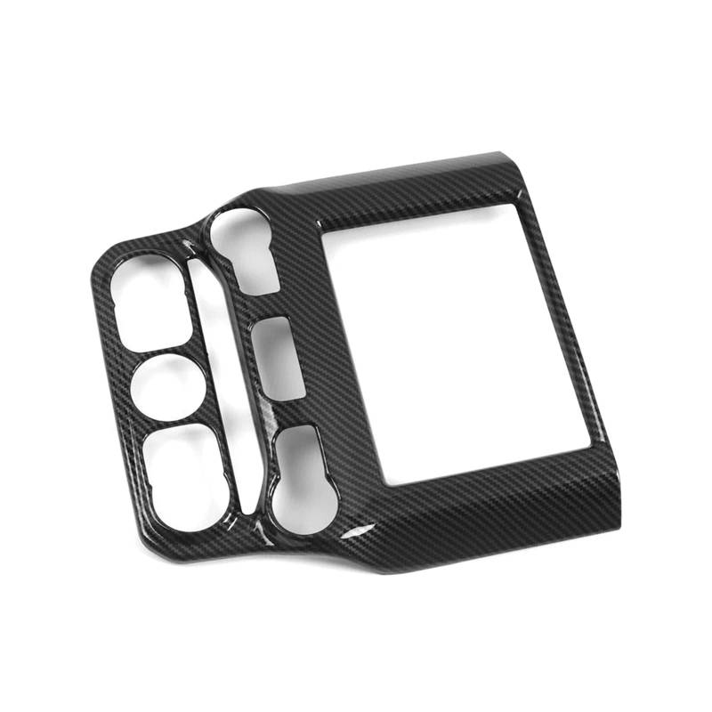 Auto Interieur Armaturenbrett-Navigationsrahmenabdeckung Dekorative Aufkleberverkleidung Für Dodge Für Ram 1500 2019 2020 Kohlefaser ABS Auto Dekoration von SFGOFJGO