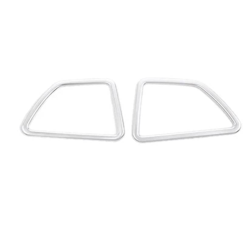 Auto Interieur Armaturenbrett-Seitenklimaanlage-Steckdosenrahmen-Dekorationsabdeckungsverkleidung Für X5 E70 X6 E71 2008-2014 LHD Auto Dekoration(Silber) von SFGOFJGO