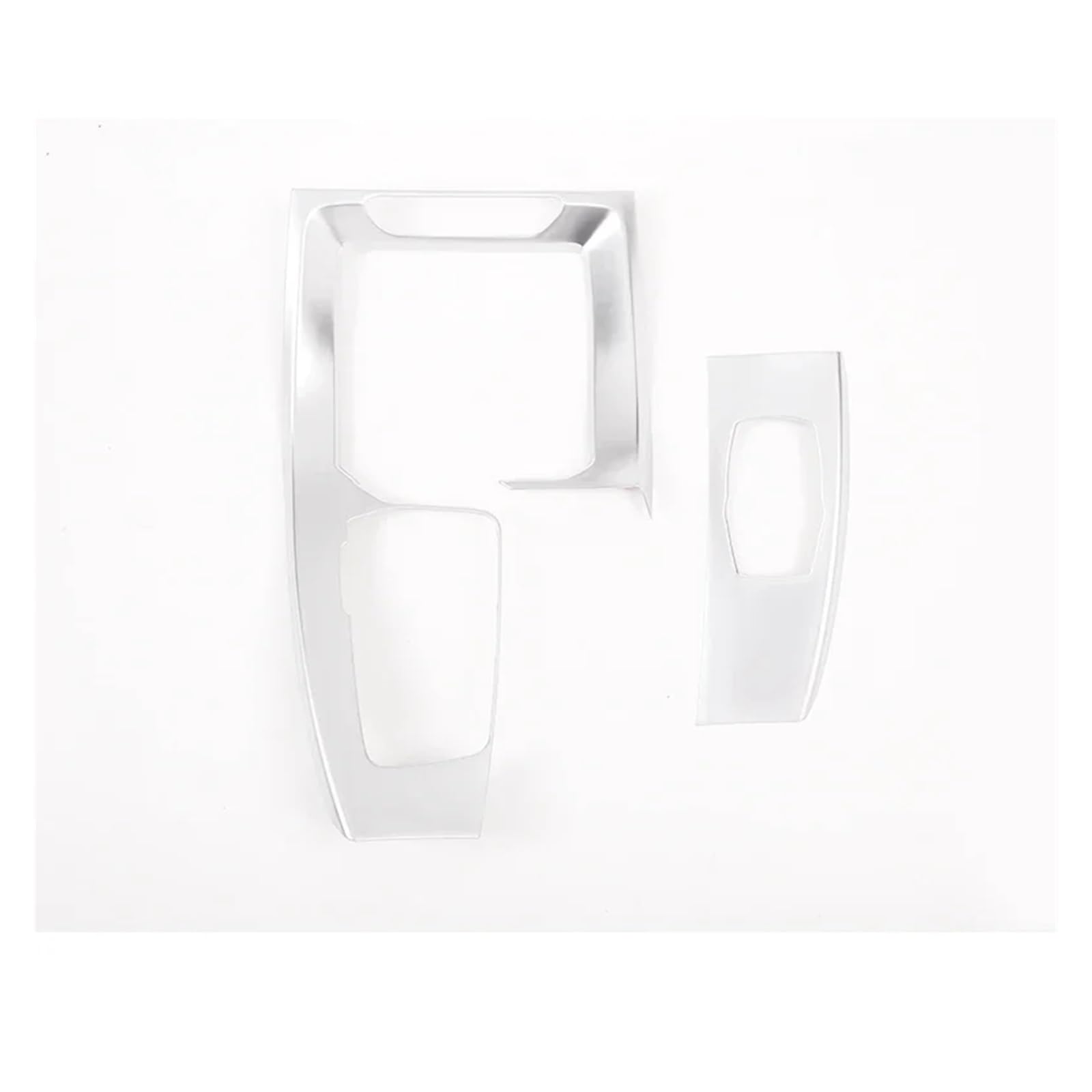 Auto Interieur Auto Center Control Getriebe Panel Dekoration Abdeckung Fit Für X3 G01 X4 G02 2018-2021 Styling Sport Trim Auto Dekoration(Silber) von SFGOFJGO
