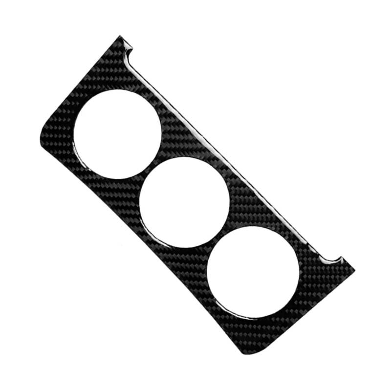 Auto Interieur Auto Mittelkonsole Armaturenbrett Knopf Abdeckung Trim Carbon Faser Dekoration Aufkleber Für Nissan 350z 2003-2009 Auto Dekoration von SFGOFJGO