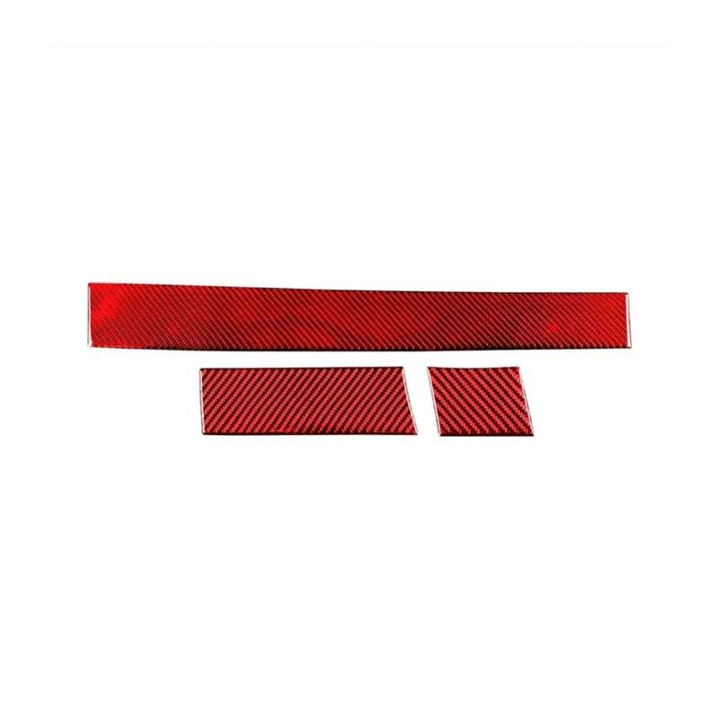 Auto Interieur Für 5 Series E60 2004-2010 Autoinnenraum Carbonfaser-Innenraum-Armaturenbrett-Dekoration Auto Dekoration(Rot) von SFGOFJGO
