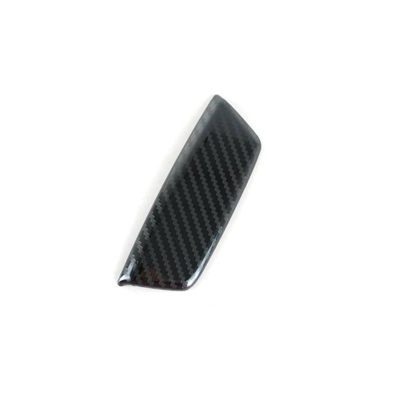 Auto Interieur Für A6 C8 2019-2022 Edelstahl Center Console Armlehne Box Taste Aufkleber Dekoration Abdeckung Trim Auto Dekoration(Kohlefaser Farb) von SFGOFJGO