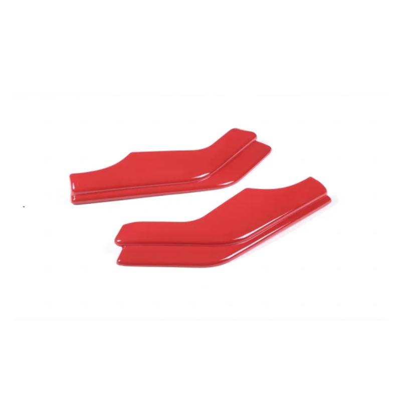 Auto Interieur Für Chevy Für Corvette C8 Stingray Z51 Z06 2020-2023 Auto Armaturenbrett Seitenverkleidung Dekorative Abdeckung Kit Auto Dekoration(Rot) von SFGOFJGO