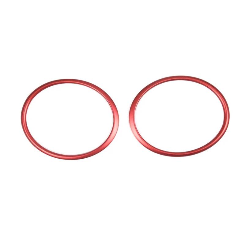 Auto Interieur Für Land Für Rover Für Evoque 2012-19 Autoinstrument Tachometer Ringverkleidung Dekorative Messgeräte Kreis Kit Abdeckung Auto Dekoration(Rot) von SFGOFJGO