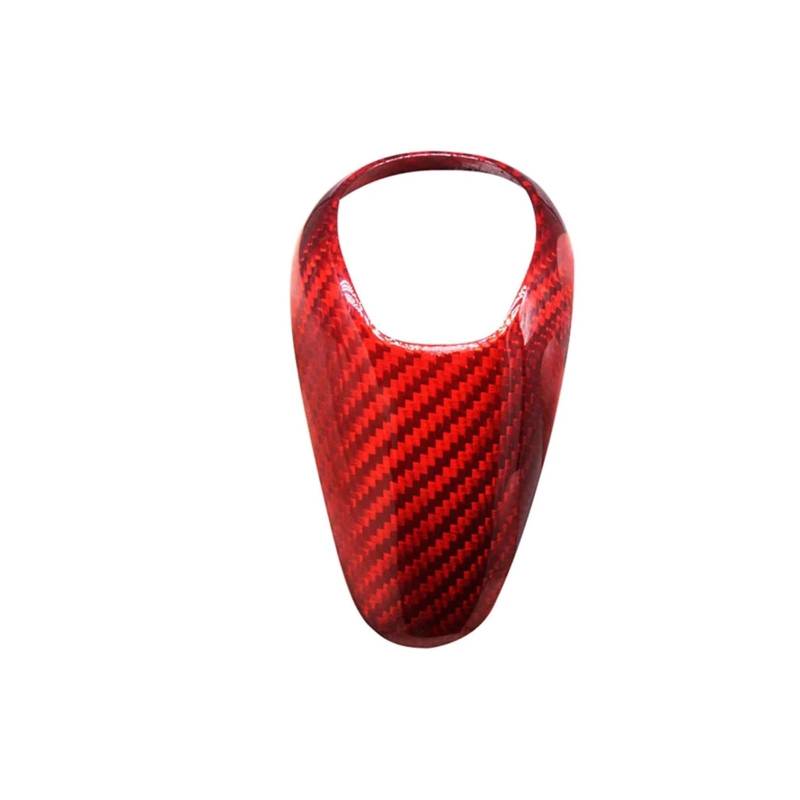 Auto Interieur Für M2 M3 M4 Für M5 F10 F12 X5M X6M Carbon Fiber Auto Innen Schaltknauf Abdeckung Aufkleber Trim Dekoriert Auto Dekoration(Rot) von SFGOFJGO