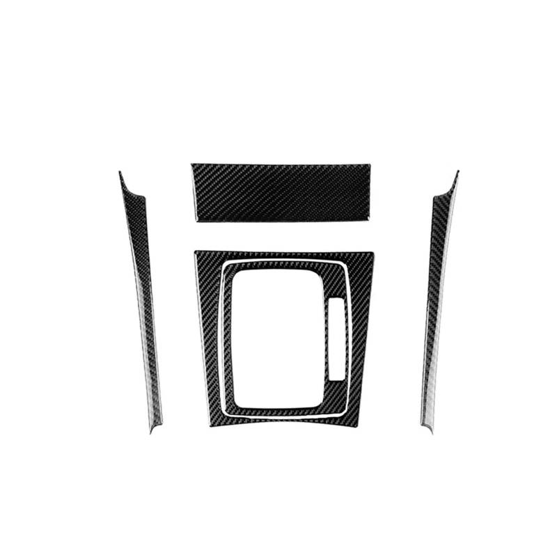 Auto Interieur Für Mercedes Für Benz W204 2007-2013 C-Klasse Auto Getriebe Shift Box Panel Dekor Abdeckung Trim Carbon Fiber Auto Dekoration(Right-handDrive) von SFGOFJGO