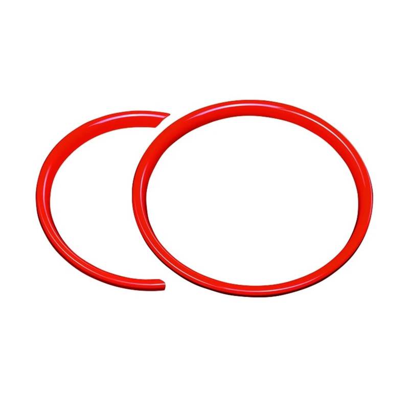 Auto Interieur Für Mini Für Cooper F54 2024-2020 Drehzahlmesser Dekorativer Ring Autoinnenausstattung Auto Dekoration(Rot) von SFGOFJGO