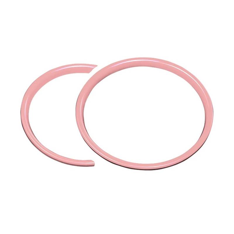 Auto Interieur Für Mini Für Countryman 2024-2020 Drehzahlmesser Dekorativer Ring Autoinnenausstattung Auto Dekoration(Pink) von SFGOFJGO