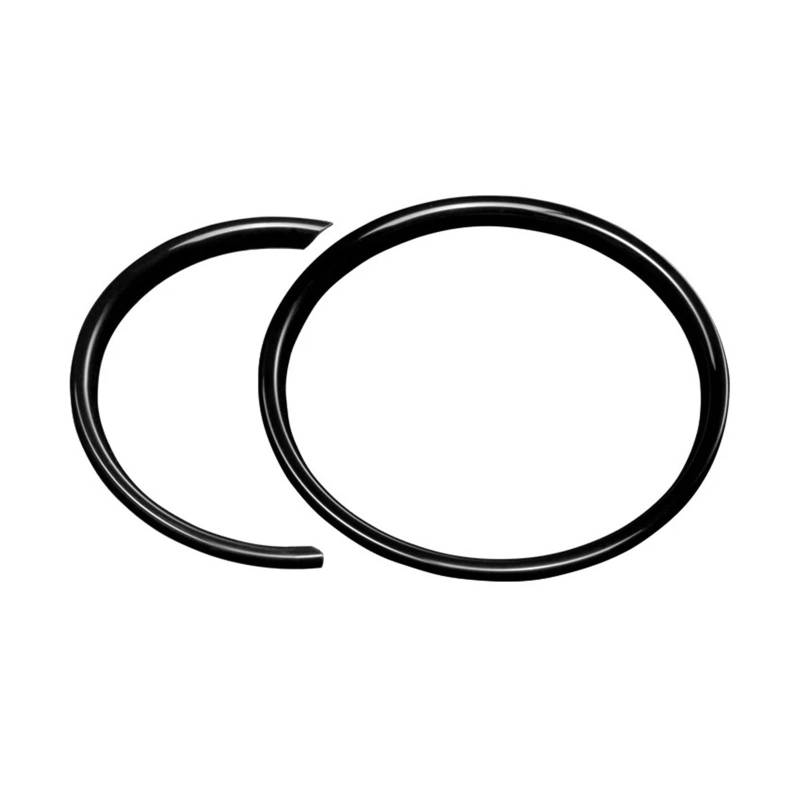 Auto Interieur Für Mini Für Countryman 2024-2020 Drehzahlmesser Dekorativer Ring Autoinnenausstattung Auto Dekoration(Schwarz) von SFGOFJGO