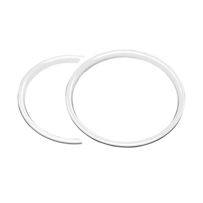 Auto Interieur Für Mini Für Countryman 2024-2020 Drehzahlmesser Dekorativer Ring Autoinnenausstattung Auto Dekoration(WEISS) von SFGOFJGO