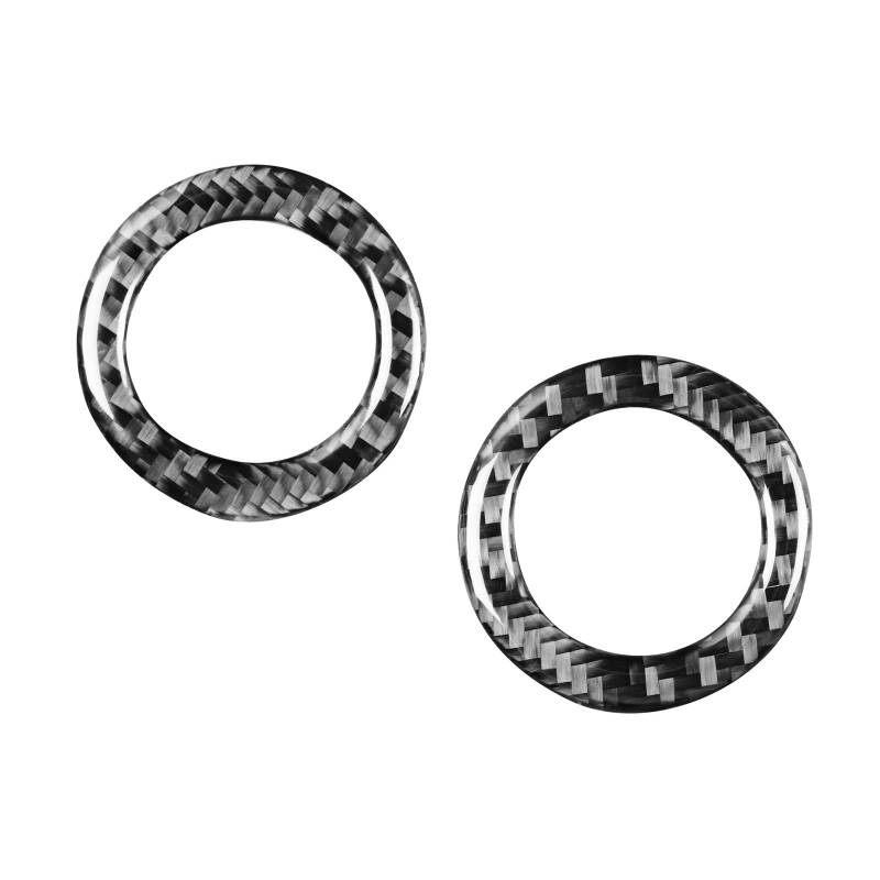 Auto Interieur Für Mini Für R50 Für R53 2002-2004 Auto Armaturenbrett Anti-Beschlag Blasdüse Carbon Faser Aufkleber Ring Innendekoration Auto Dekoration von SFGOFJGO