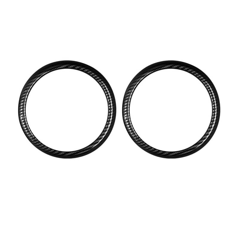 Auto Interieur Für R50 R52 Für R53 2006-2002 Tür Audio Lautsprecher Sound Horn Ring Aufkleber Auto Dekoration(Carbon fibertexture) von SFGOFJGO