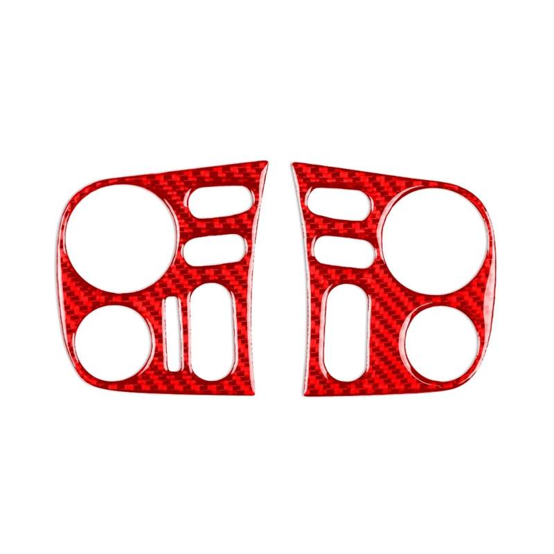 Auto Interieur RHD Autoinnenraum Fahrerseite Armaturenbrett Abdeckung Trim Dekorativer Aufkleber Für S2000 2004-2009 Auto Dekoration(Rot) von SFGOFJGO