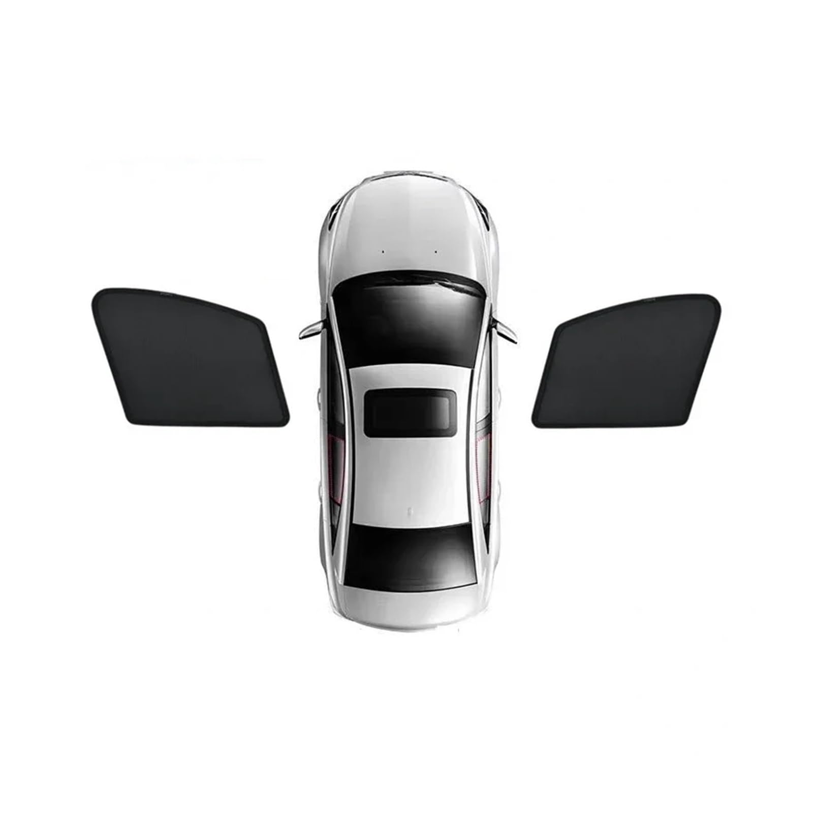 Auto Sonnenschutz Für Mitsubishi Für Outlander PHEV GF GG ZJ ZK ZL Sonnenschutz Schattierung Privatsphäre Magnetische Vorhang Visier Auto Auto Teil(2PCS Front) von SFGOFJGO