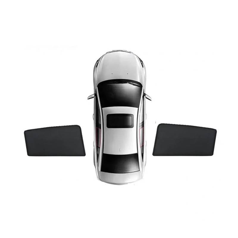 Auto Sonnenschutz Für Mitsubishi Für Outlander PHEV GF GG ZJ ZK ZL Sonnenschutz Schattierung Privatsphäre Magnetische Vorhang Visier Auto Auto Teil(2PCS Rear) von SFGOFJGO