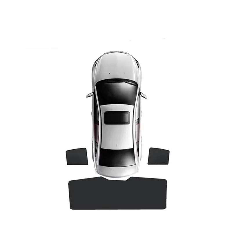 Auto Sonnenschutz Für Mitsubishi Für Outlander PHEV GF GG ZJ ZK ZL Sonnenschutz Schattierung Privatsphäre Magnetische Vorhang Visier Auto Auto Teil(3PCS) von SFGOFJGO