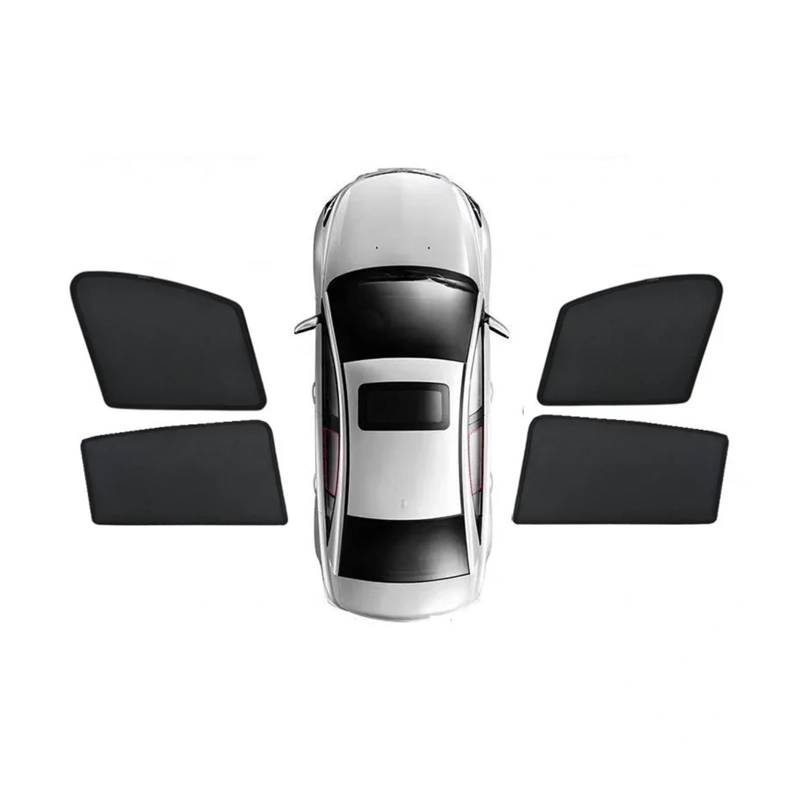 Auto Sonnenschutz Für Mitsubishi Für Outlander PHEV GF GG ZJ ZK ZL Sonnenschutz Schattierung Privatsphäre Magnetische Vorhang Visier Auto Auto Teil(4PCS Front Rear) von SFGOFJGO