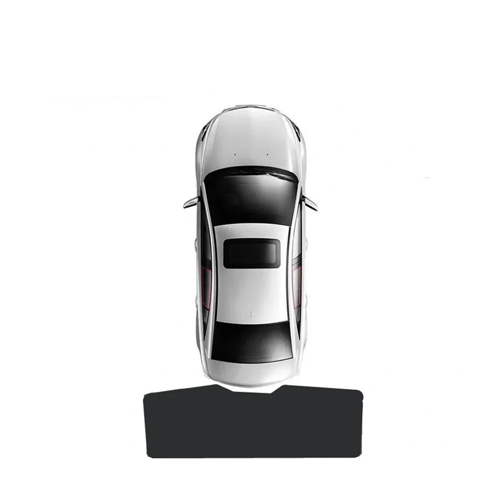 Auto Sonnenschutz Für Mitsubishi Für Outlander PHEV GF GG ZJ ZK ZL Sonnenschutz Schattierung Privatsphäre Magnetische Vorhang Visier Auto Auto Teil(Back Sunshade) von SFGOFJGO