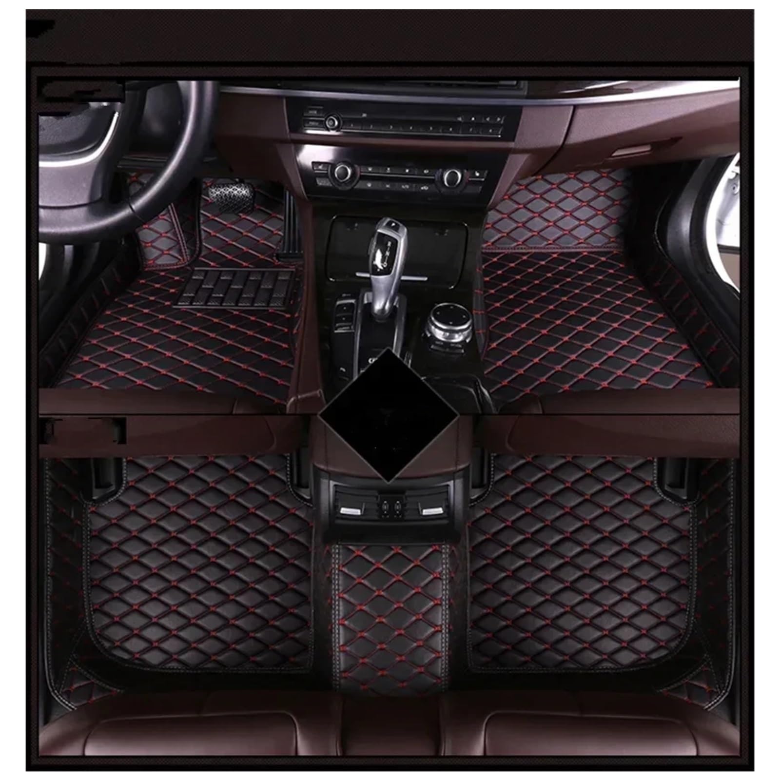 Fußmatten Für Lexus RX450 2016 Custom Car Fußmatten Zubehör Innen Teppiche Auto Matten 3 Stücke/1 Satz Antirutschmatten(Floor mat5) von SFGOFJGO