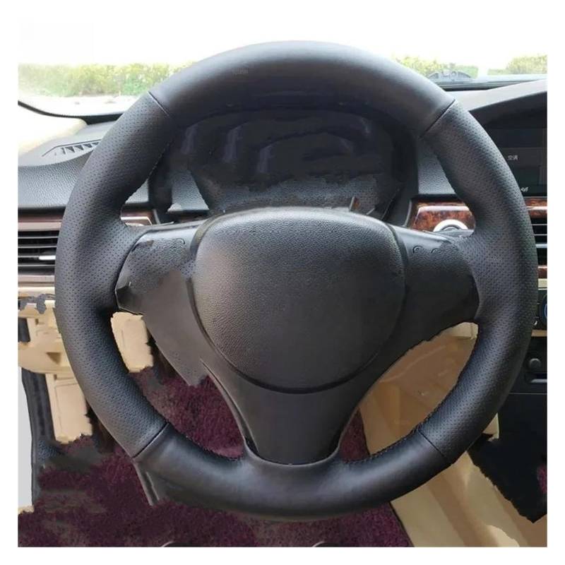 Lenkradschutz Anpassung Hand Nähen Mikrofaser Leder Auto Lenkrad Abdeckung Zubehör Für 1 3 Serie Für M3 E90 E92 E93 E81 Lenkrad Abdeckung(L-Blue) von SFGOFJGO