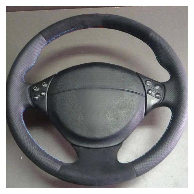 Lenkradschutz DIY Anti-Rutsch-Wildleder-Auto-Lenkradabdeckung für E36 1996-2000 E39 1995-2001 Z3 für M E36/7 E36 Autozubehör Lenkrad Abdeckung(R-Blue) von SFGOFJGO