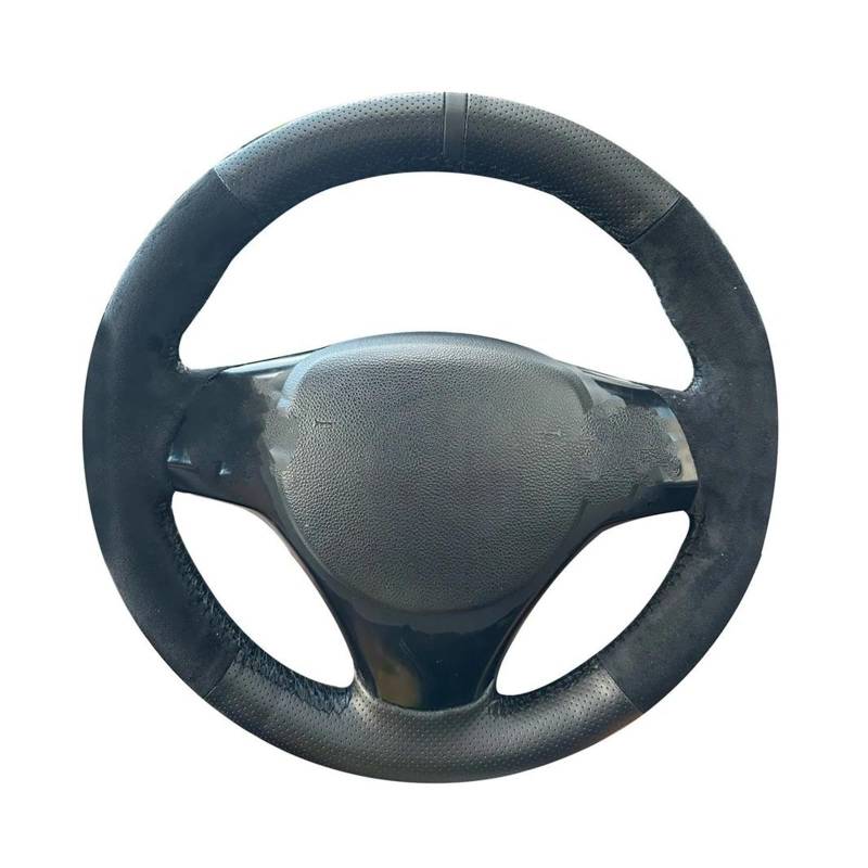Lenkradschutz DIY Für E81 E82 E88 X1 E84 M3 E90 E91 E92 E93 E87 Anti-Rutsch Wildleder Leder Individuelle Auto Lenkrad Abdeckung Lenkrad Abdeckung(Blau) von SFGOFJGO