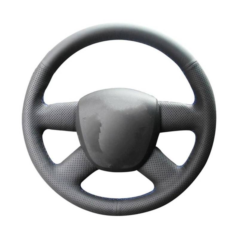 Lenkradschutz DIY-Lenkradbezug Aus Schwarzem Kunstleder Für A3 2006–2013 A4 (B8) A6 (C6) 2005–2011 Q5 2009–2012 Q7 Lenkrad Abdeckung(L-Blue) von SFGOFJGO