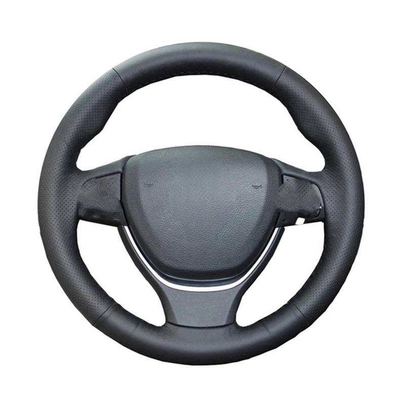 Lenkradschutz DIY Schwarz Künstliche Leder Hand-Genäht Auto Lenkrad Abdeckung Für 520i 528i 2013 2014 730Li 740Li 750Li F10 Lenkrad Abdeckung(Gelb) von SFGOFJGO