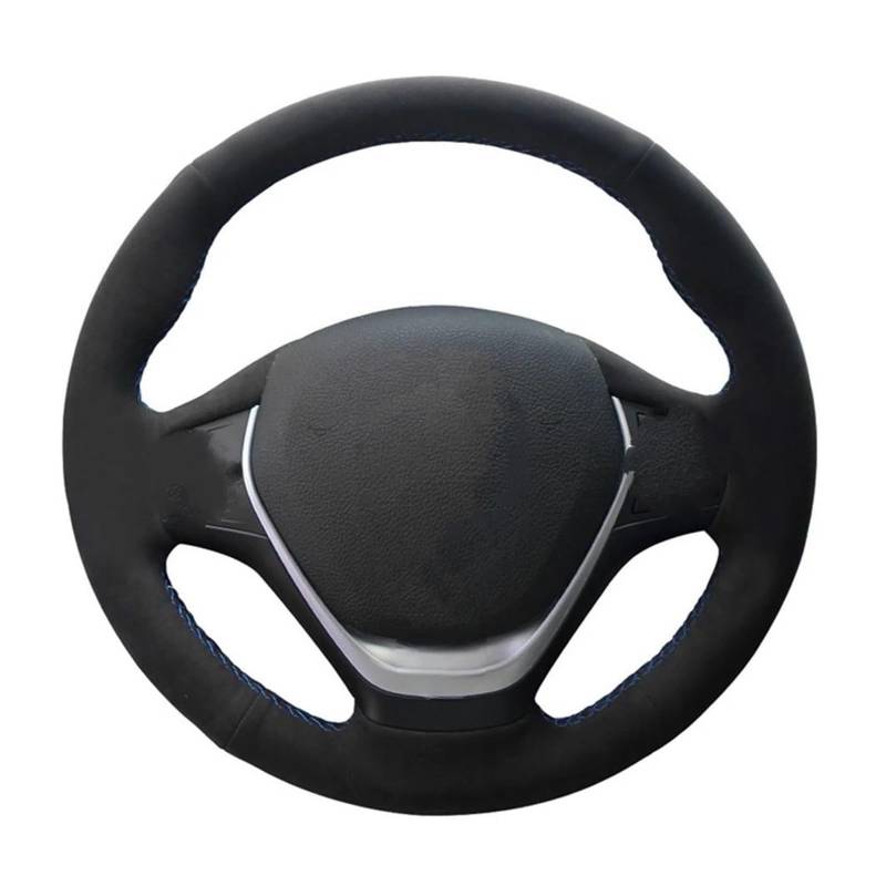 Lenkradschutz DIY Schwarzes Wildleder-Auto-Lenkradbezug Für 3er F30 F31 F34 318i 320i 320d 328i 330i 330e 330d 335i 340i 2012-2019 Lenkrad Abdeckung(Gelb) von SFGOFJGO