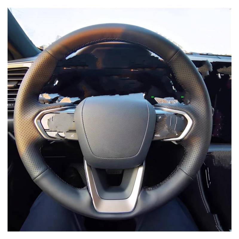 Lenkradschutz Für Lexus NX 250 NX260 NX350 NX350h NX450h 2022 2023 Schwarzes Echtleder-Auto-Lenkradbezug-Innenausstattung Lenkrad Abdeckung(Pink) von SFGOFJGO