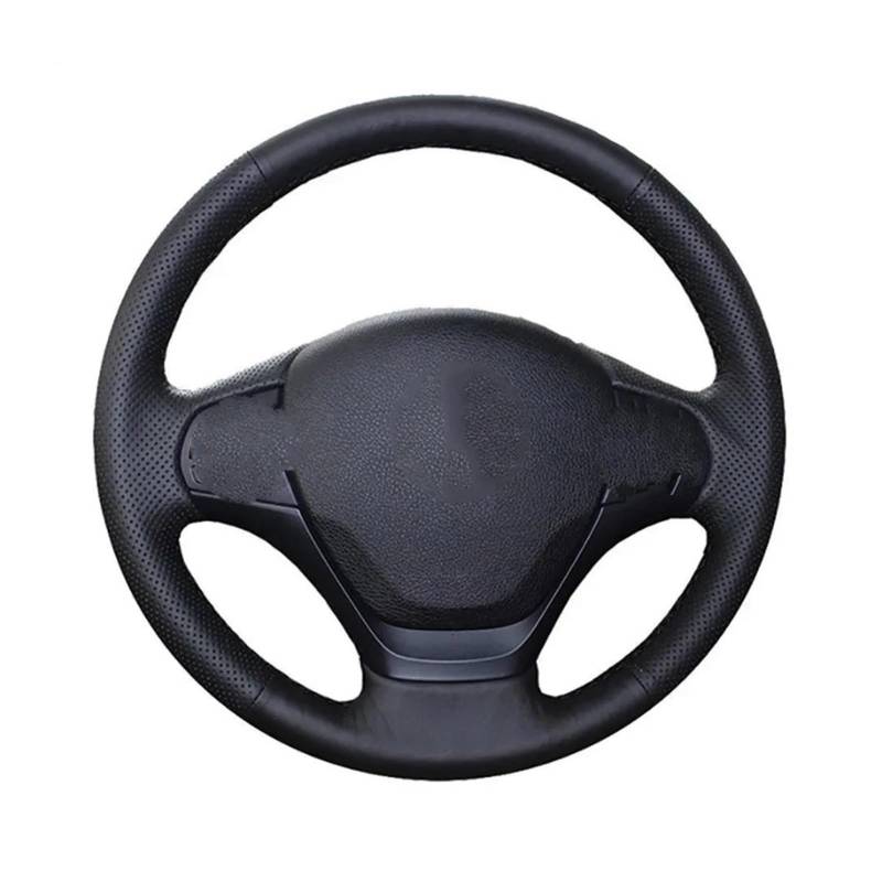 Lenkradschutz Handgenähte Auto-Lenkradabdeckung aus Kunstleder für F20 F21 F22 F23 F30 F31 F34 F32 F33 F36 Lenkrad Abdeckung(L-Blue) von SFGOFJGO
