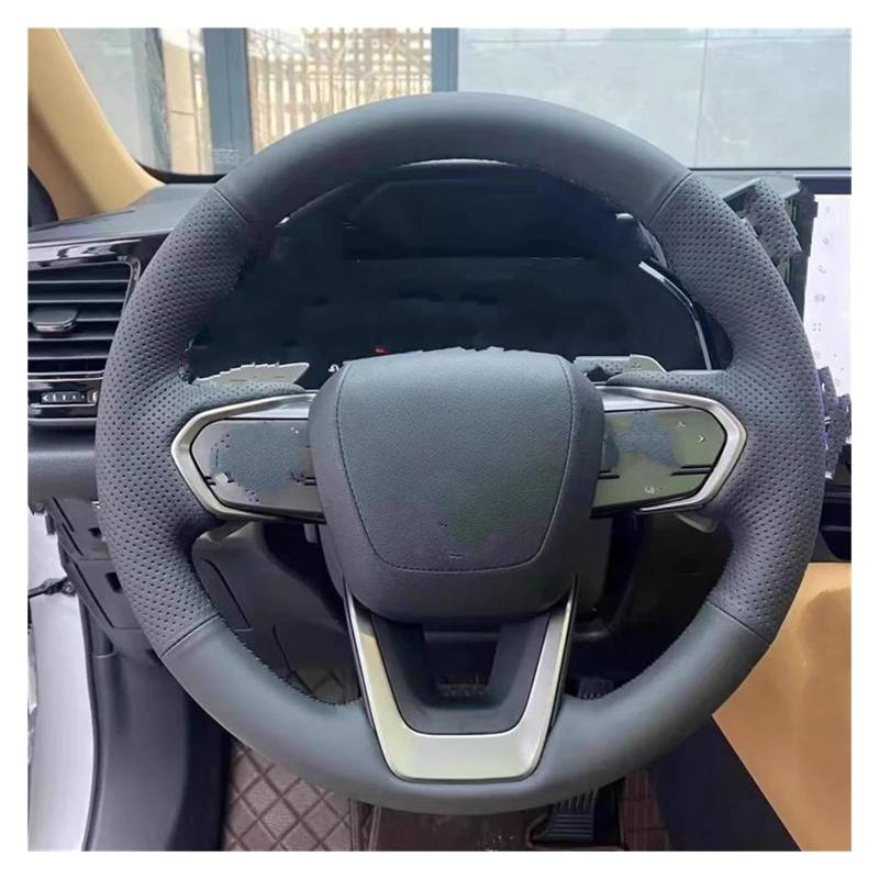 Lenkradschutz Individuell Geflochtenes Autozubehör rutschfeste Lenkradabdeckung Aus Echtem Leder Für Lexus NX350h NX450h NX 250 NX260 NX350 Lenkrad Abdeckung(Blau) von SFGOFJGO