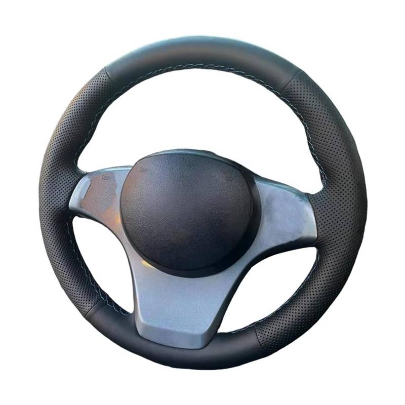 Lenkradschutz Schwarze DIY Auto-Lenkradabdeckung Aus Mikrofaserleder Für X3 E83 2003-2010 X5 E53 2004 2005 2006 Auto-Innenausstattung Lenkrad Abdeckung(R-Blue) von SFGOFJGO