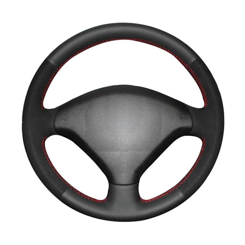 Lenkradschutz rutschfeste Lenkradabdeckung Aus Schwarzem Wildleder Für Peugeot 307 2001-2008 307 SW 2005-2008 Für Expert Für Partner 206 308 Lenkrad Abdeckung(Gelb) von SFGOFJGO