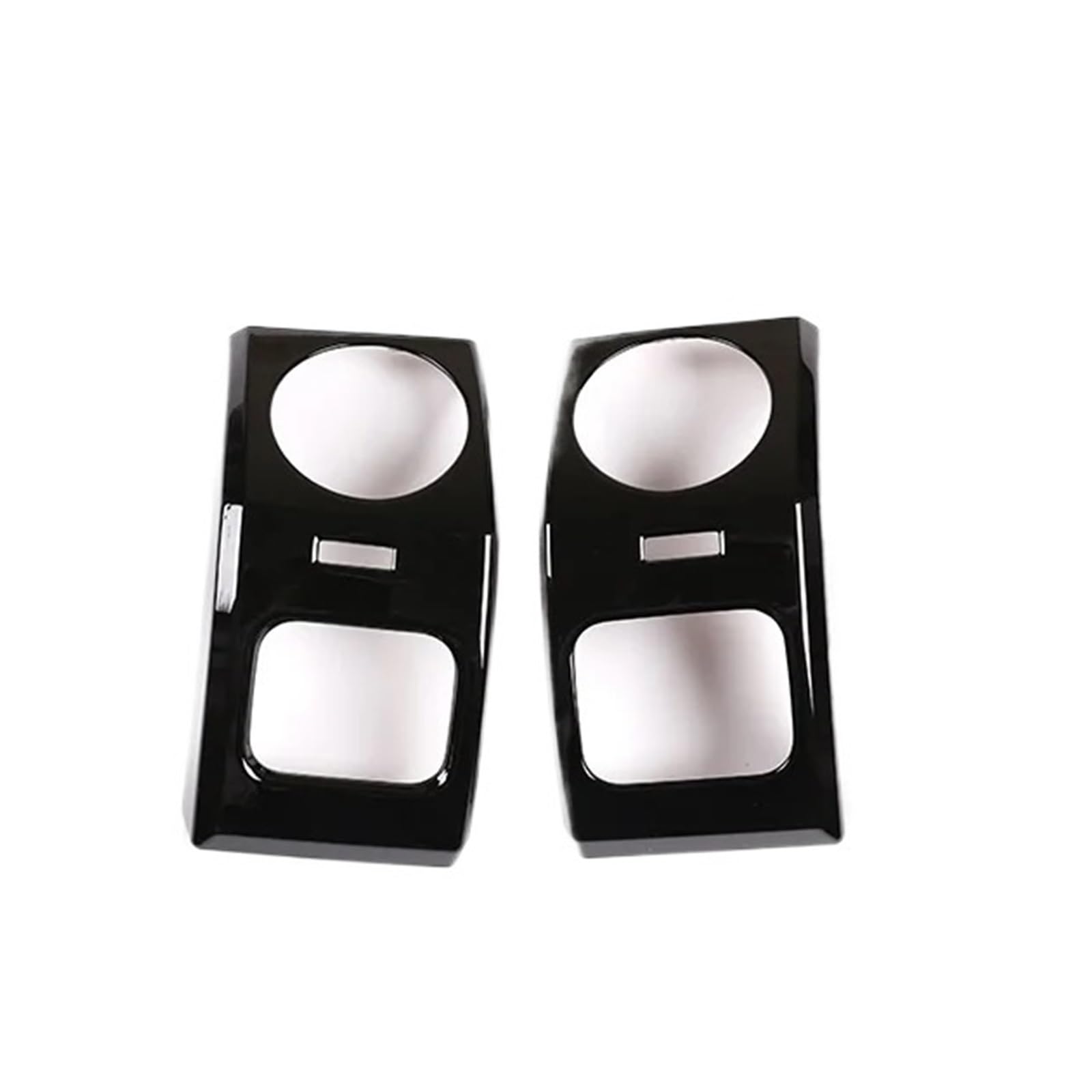 Xuanqingyi Store 2004-2009 Kompatibel mit Discovery 3 LR3 ABS Schwarz Auto-Innendekoration Rahmenabdeckung Aufkleber Innenmodifikationszubehör(2) von SFHDFLUQ