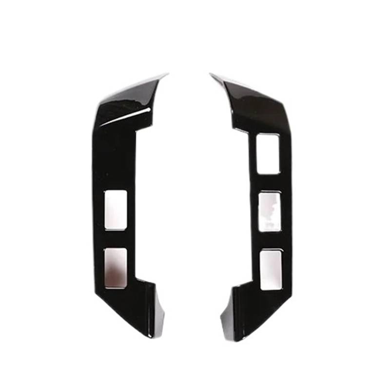 Xuanqingyi Store 2004-2009 Kompatibel mit Discovery 3 LR3 ABS Schwarz Auto-Innendekoration Rahmenabdeckung Aufkleber Innenmodifikationszubehör(3) von SFHDFLUQ