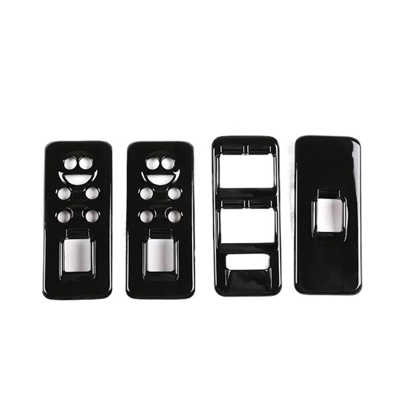 Xuanqingyi Store 2004-2009 Kompatibel mit Discovery 3 LR3 ABS Schwarz Auto-Innendekoration Rahmenabdeckung Aufkleber Innenmodifikationszubehör(4) von SFHDFLUQ