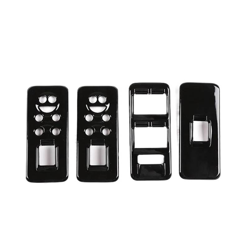 Xuanqingyi Store 2004-2009 Kompatibel mit Discovery 3 LR3 ABS Schwarz Auto-Innendekoration Rahmenabdeckung Aufkleber Innenmodifikationszubehör(4) von SFHDFLUQ